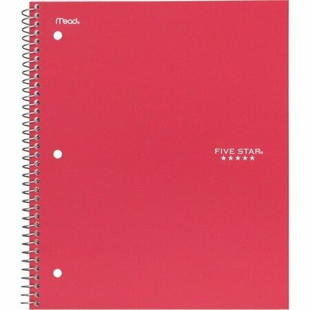MEAD 1-Subject Notebook, 8inx10-1/2in, Red MEA72017